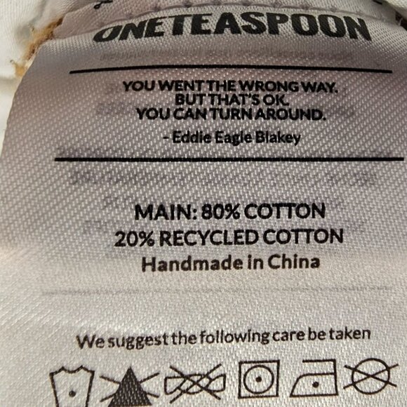 One Teaspoon Womens 27 Saints Trashed Distressed Boyfriend Jeans - Picture 8 of 16